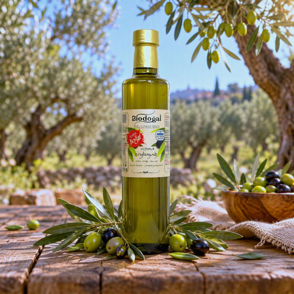 Soğuk Sıkım Naturel Sızma Zeytinyağı 500 ml